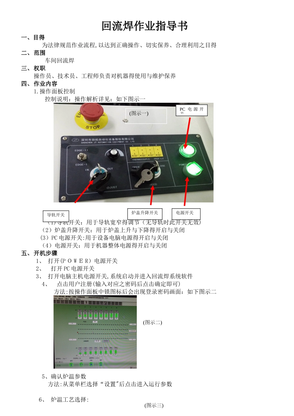 回流焊炉作业指导书_第1页
