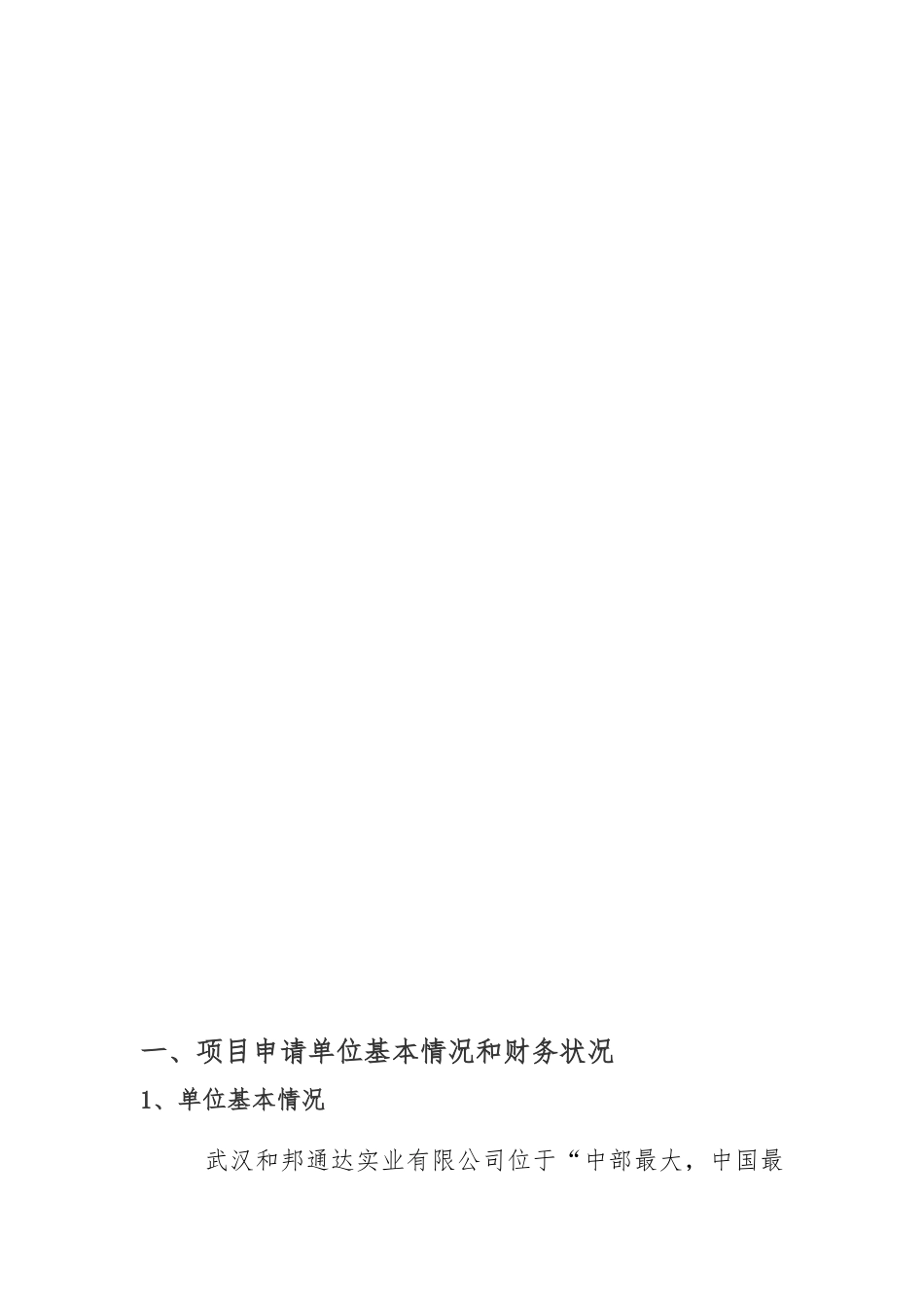 国家引导资金项目-华中建材现货交易电子商务平台项目资金申请报告_第3页