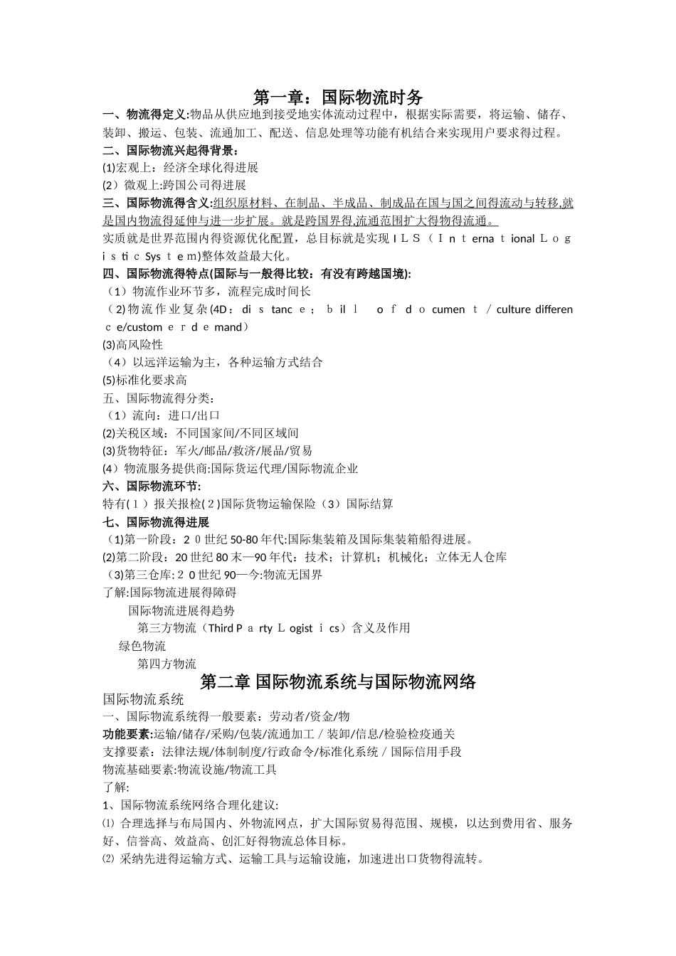 国际物流实务_第1页