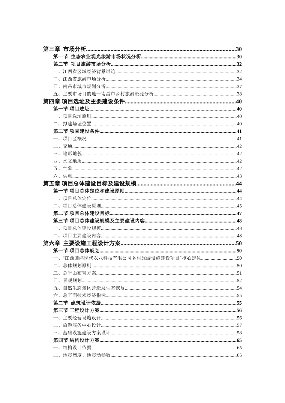 国鸿现代科技有限公司乡村旅游设施建设项目可行性研究报告_第2页