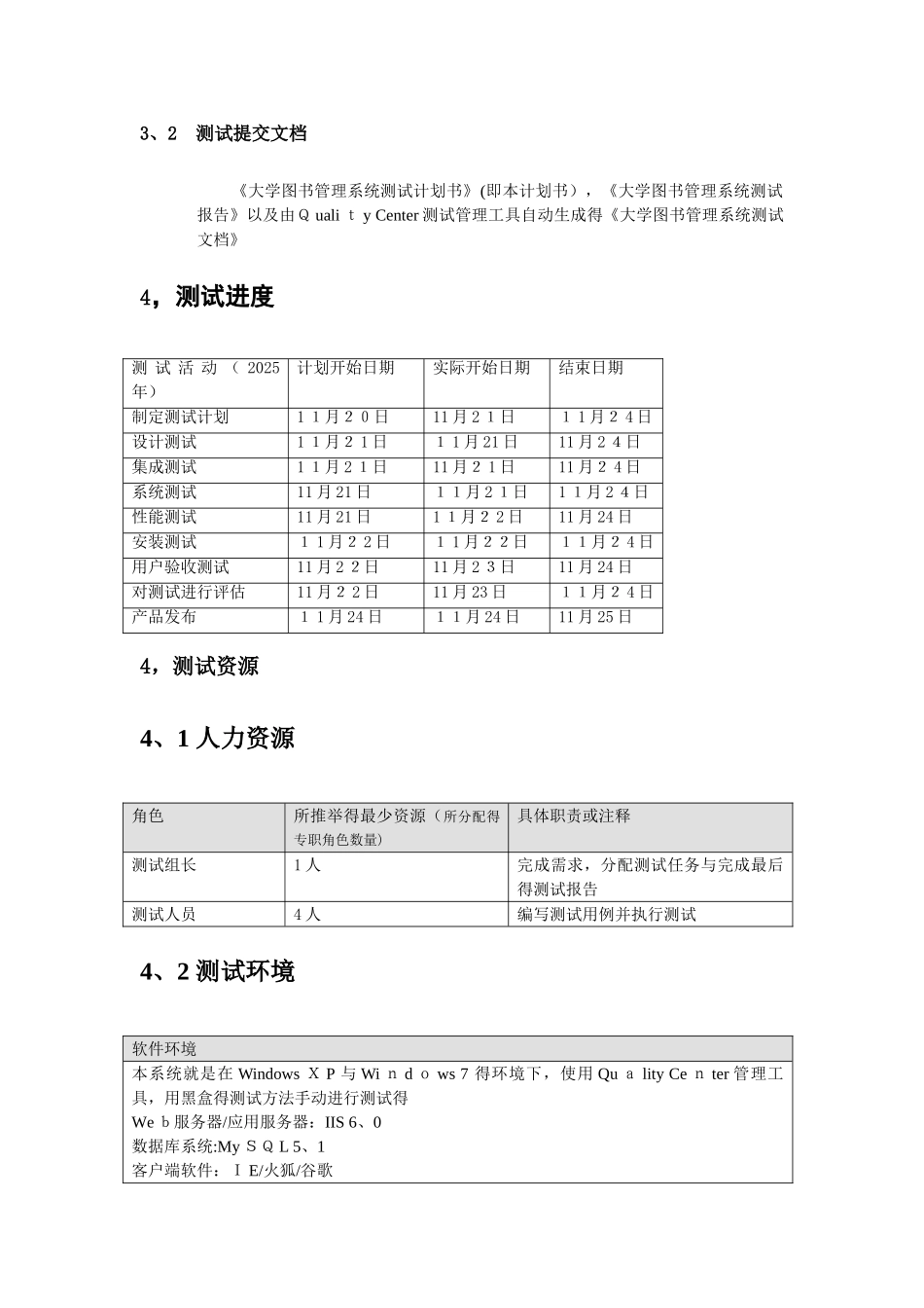 图书管理系统测试计划书_第3页