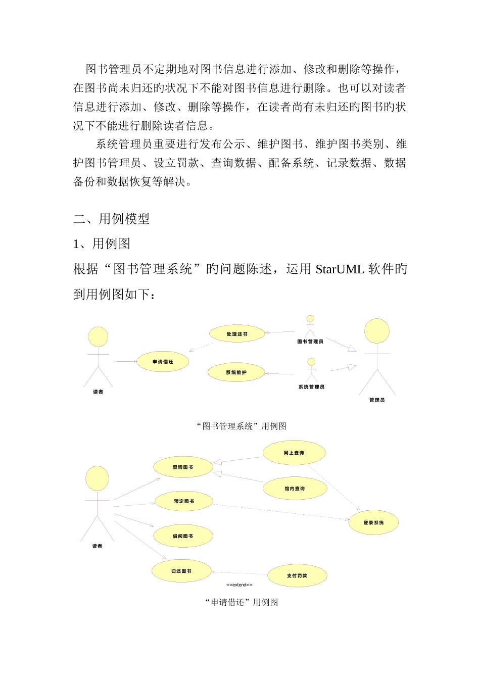 图书管理系统的面向对象需求模型_第2页