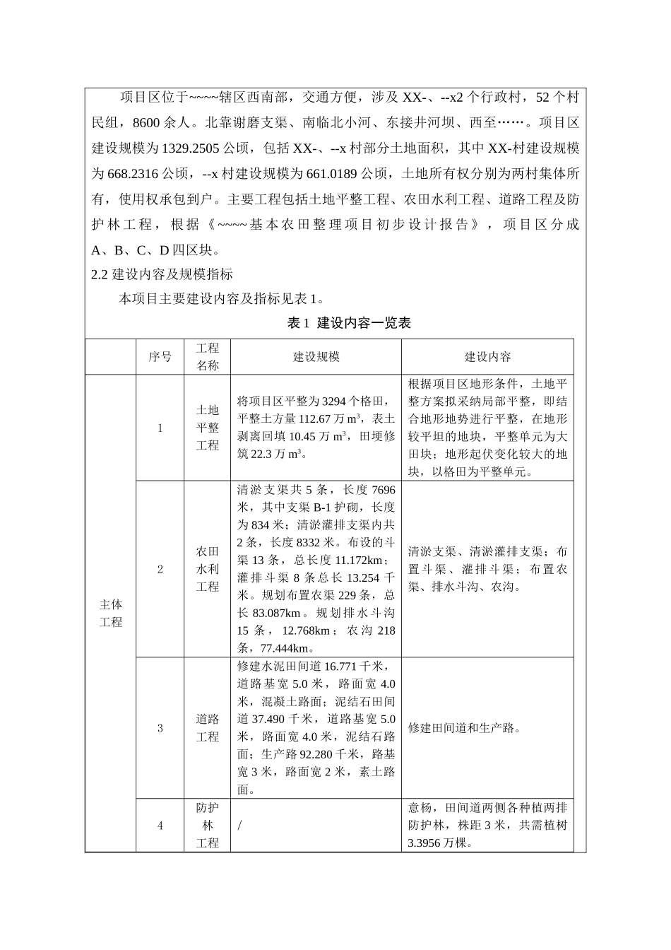 土地整理项目环境评估报告书_第3页