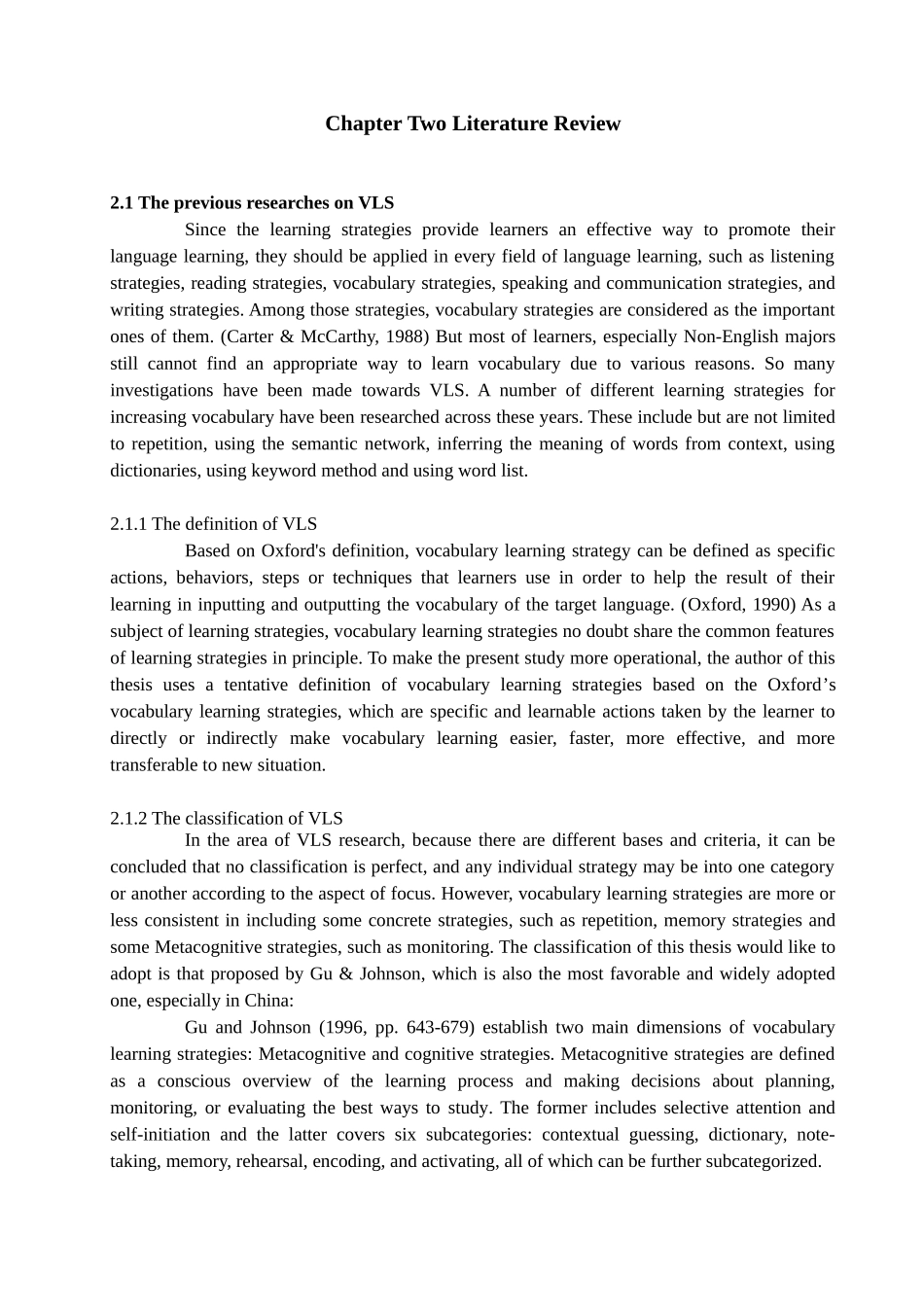 在多媒体和网络环境下的非英语专业大学生的词汇学习策略学位论文_第2页