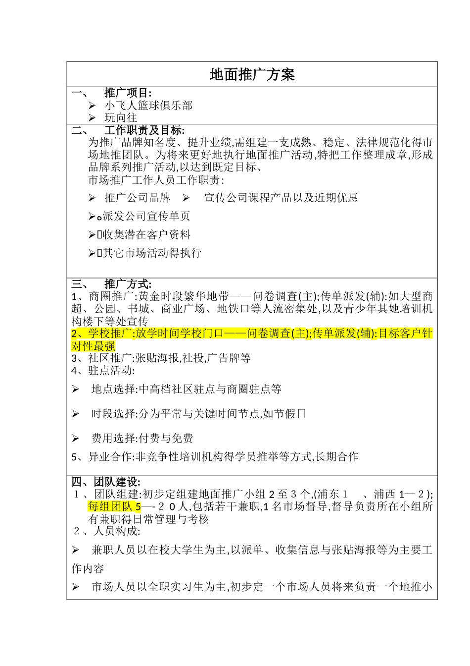 地面推广方案_第1页
