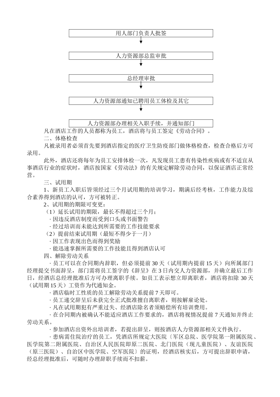 城市大酒店员工手册实用手册_第3页