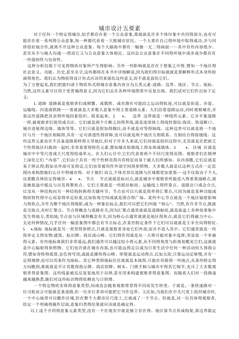 城市设计的五要素_第1页
