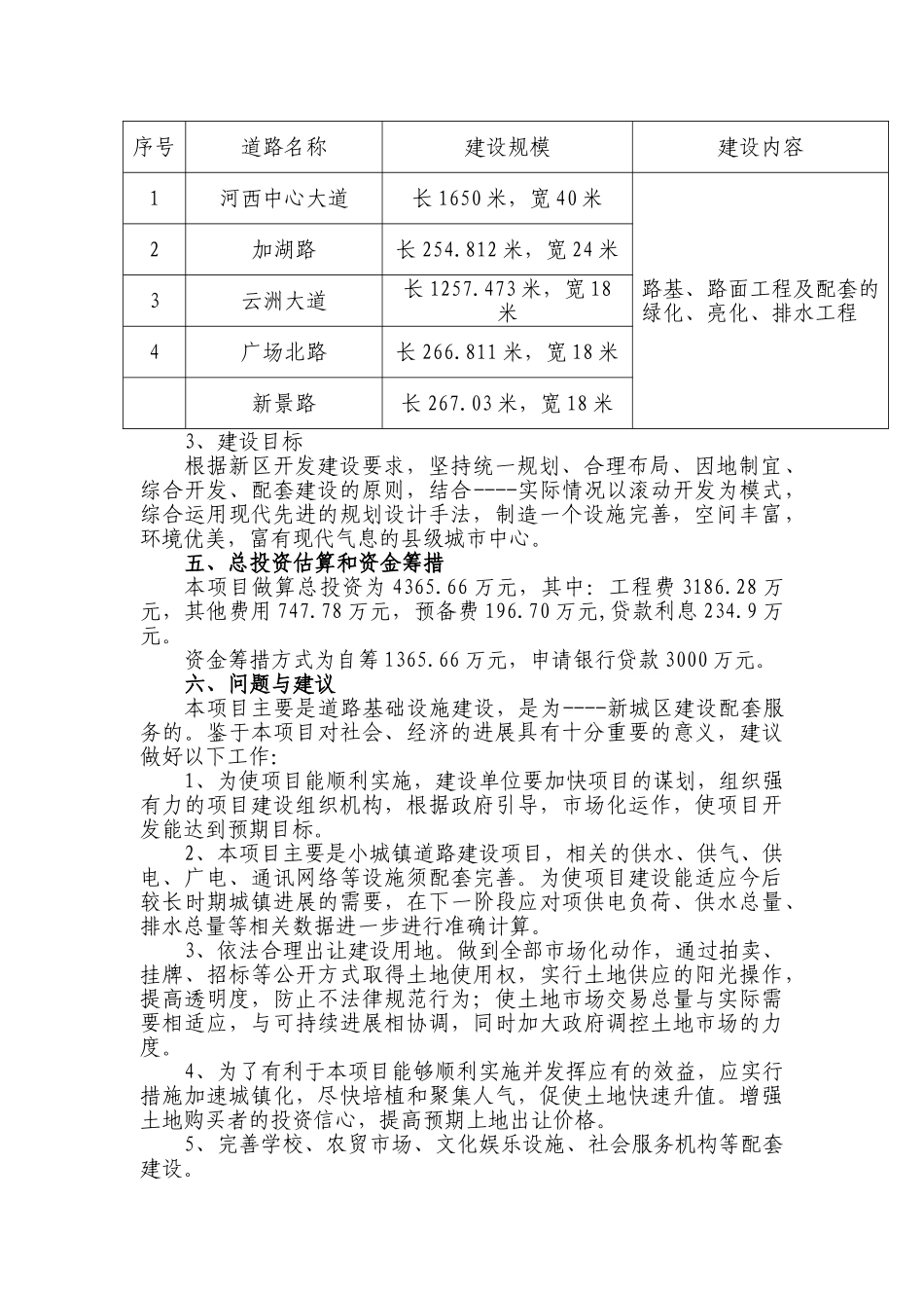 城新区路网新建项目可行性研究报告_第3页