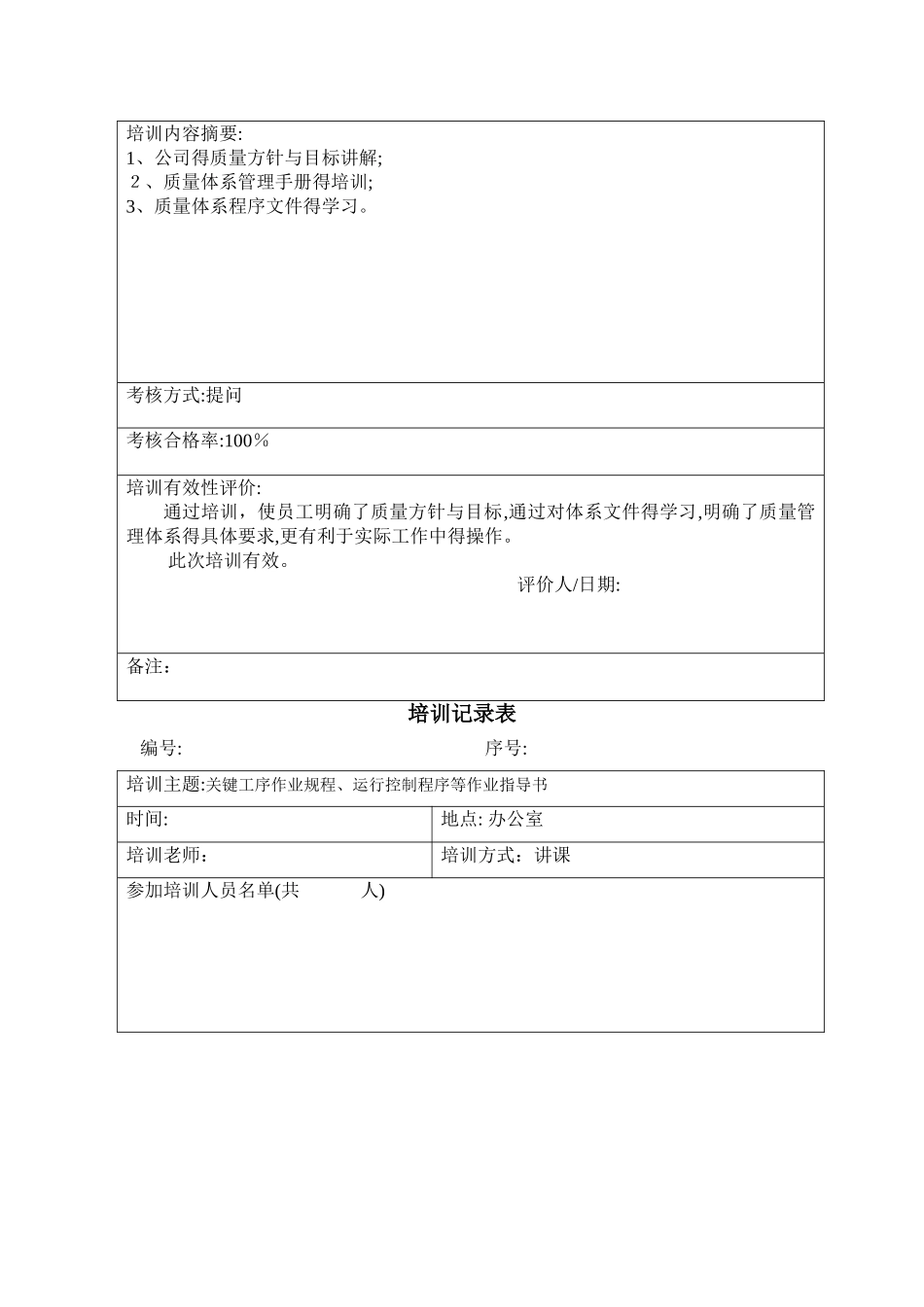 培训记录与有效性评价表_第3页