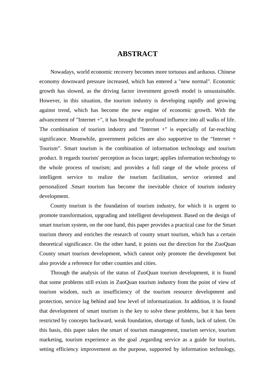 基于-互联网+-的左权智慧旅游体系设计研究大学论文_第2页