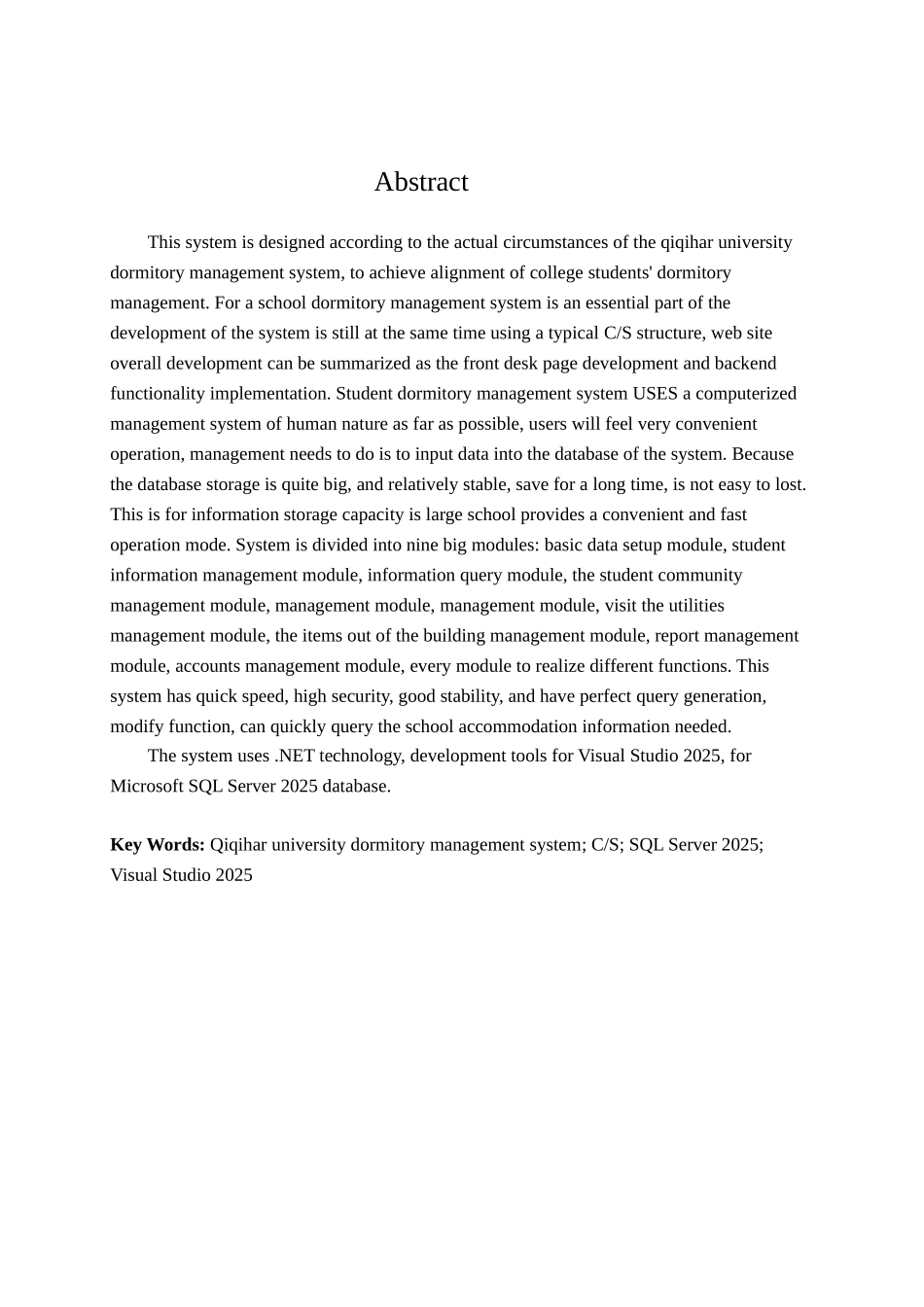 基于.net技术的学生宿舍管理系统的实现大学毕设论文_第2页