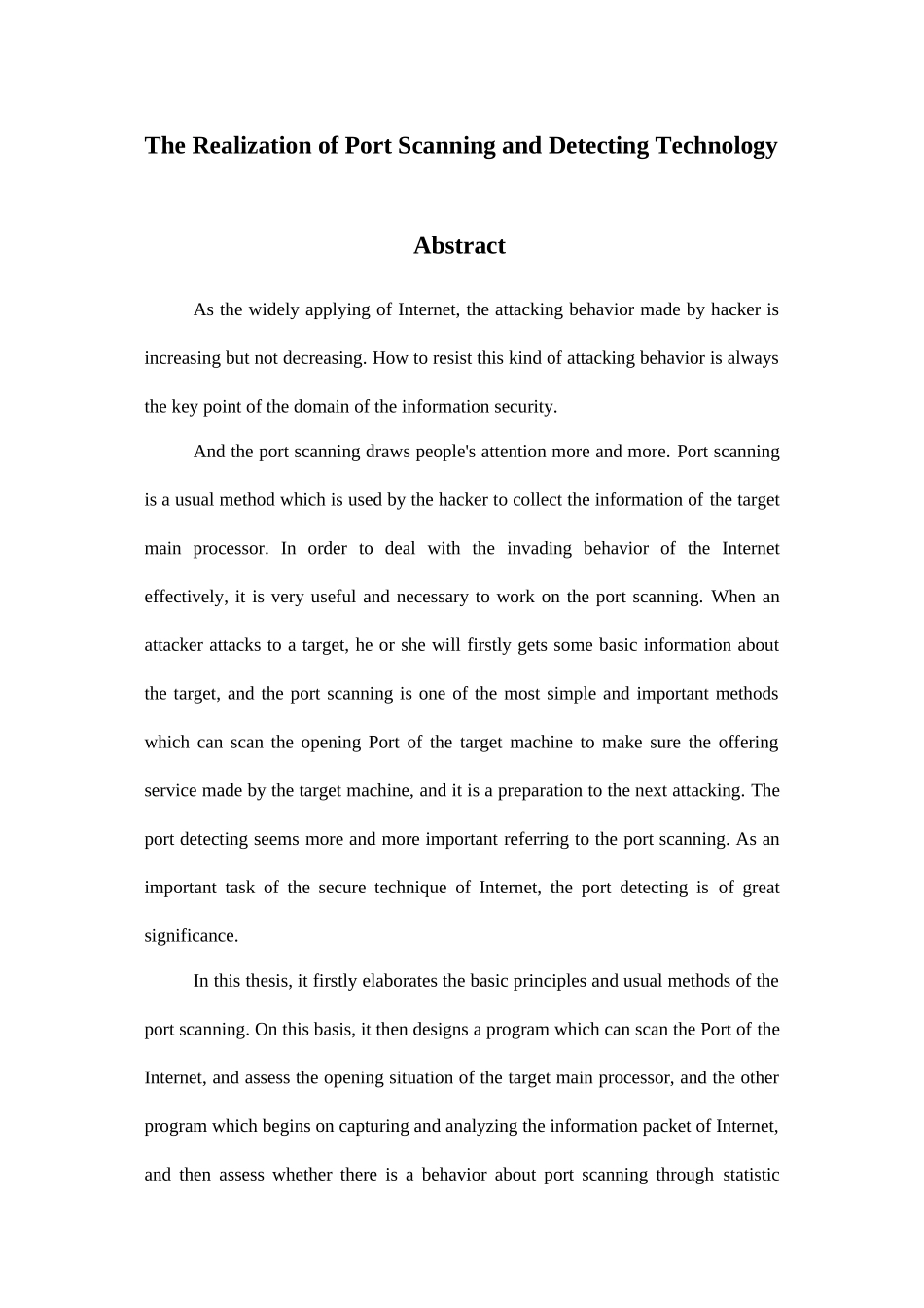 基于.net的端口检测技术的原理与实现—-毕业论文设计_第3页