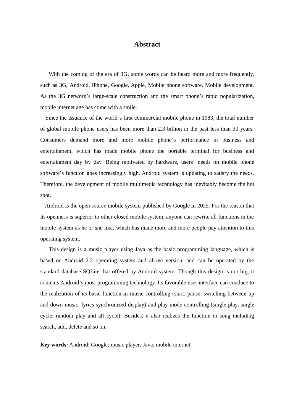 基于android系统的midi音乐播放器的设计与实现毕业论文_第3页