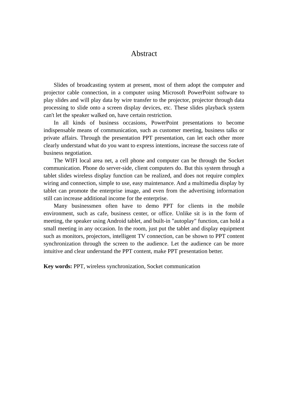 基于ANDROID系统的幻灯片无线播放系统研究学士学位论文_第2页