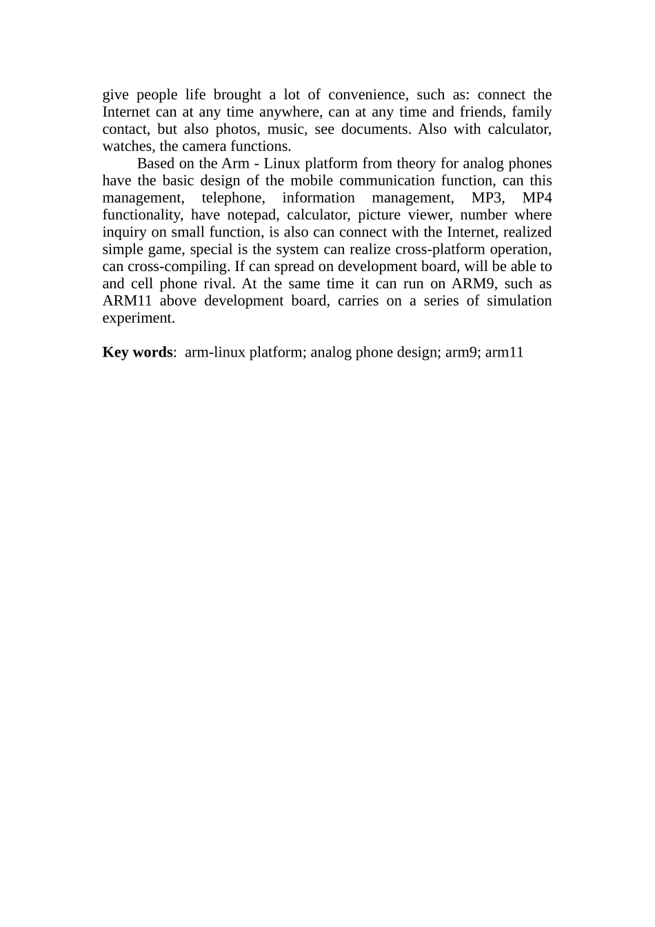 基于arm-linux平台的模拟手机设计毕业论文_第3页