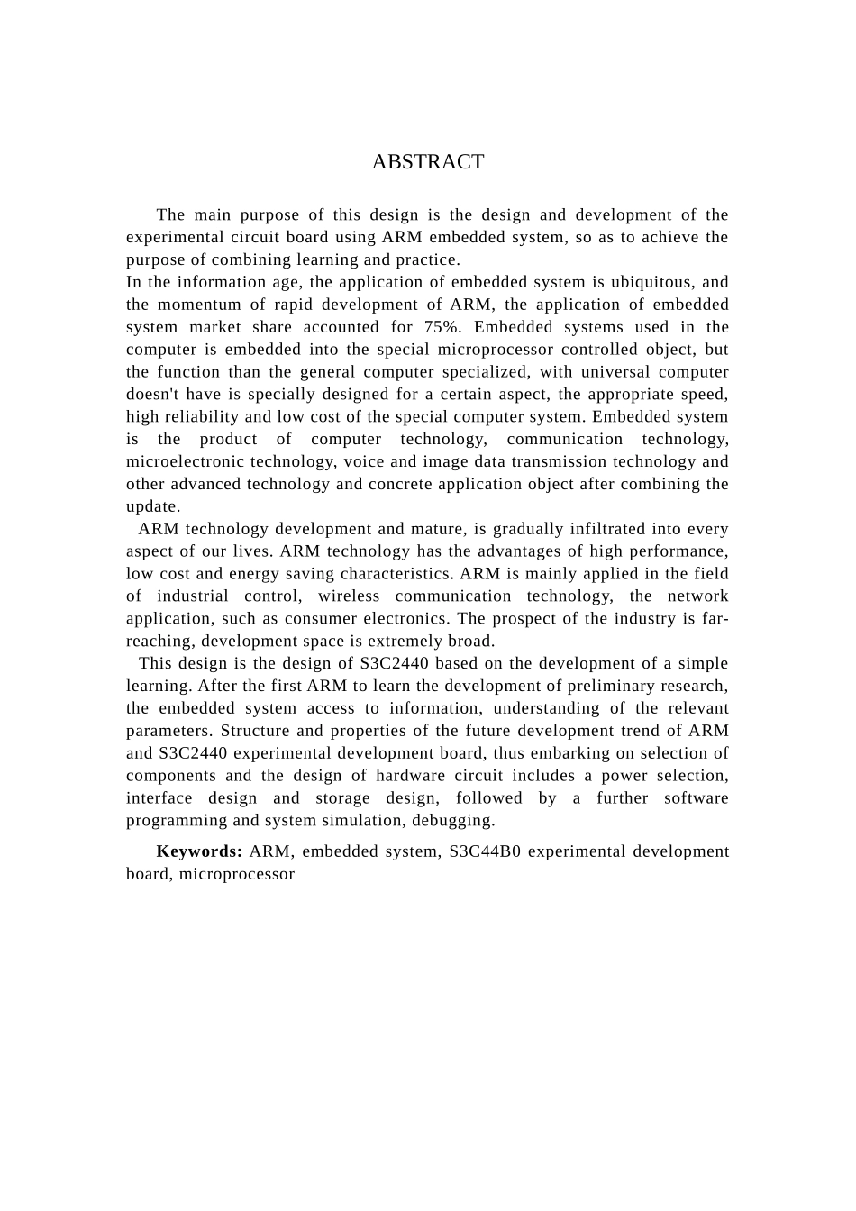 基于arm的软硬件设计--s3c2440简易学习开发的设计本科学位论文_第2页