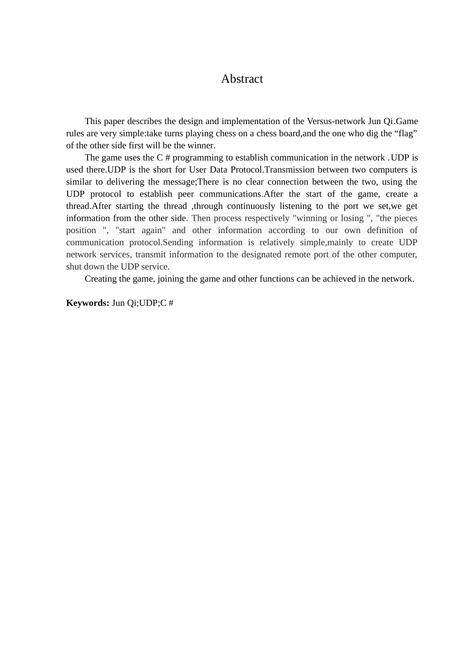 基于c#的网络军棋设计毕业设计_第2页