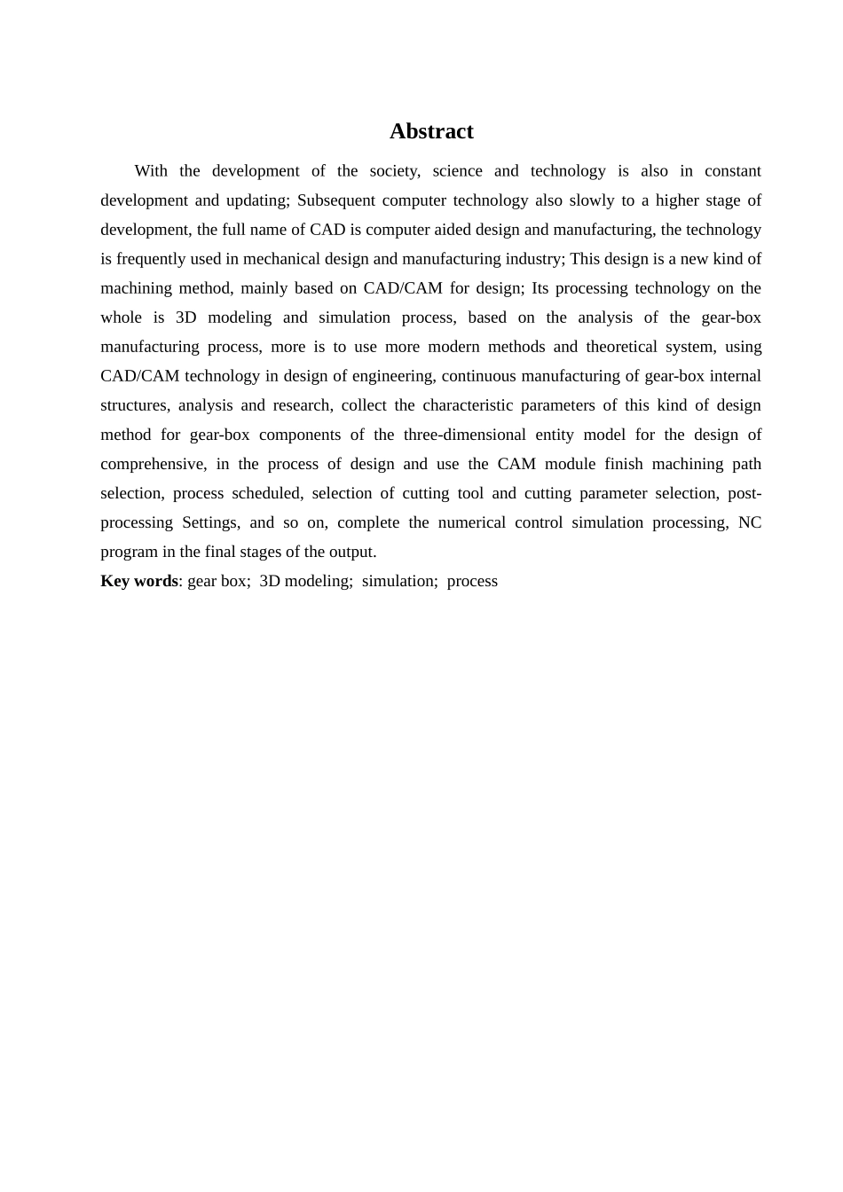 基于cadcam变速箱箱体造型及其加工仿真说明书-毕业论文_第3页