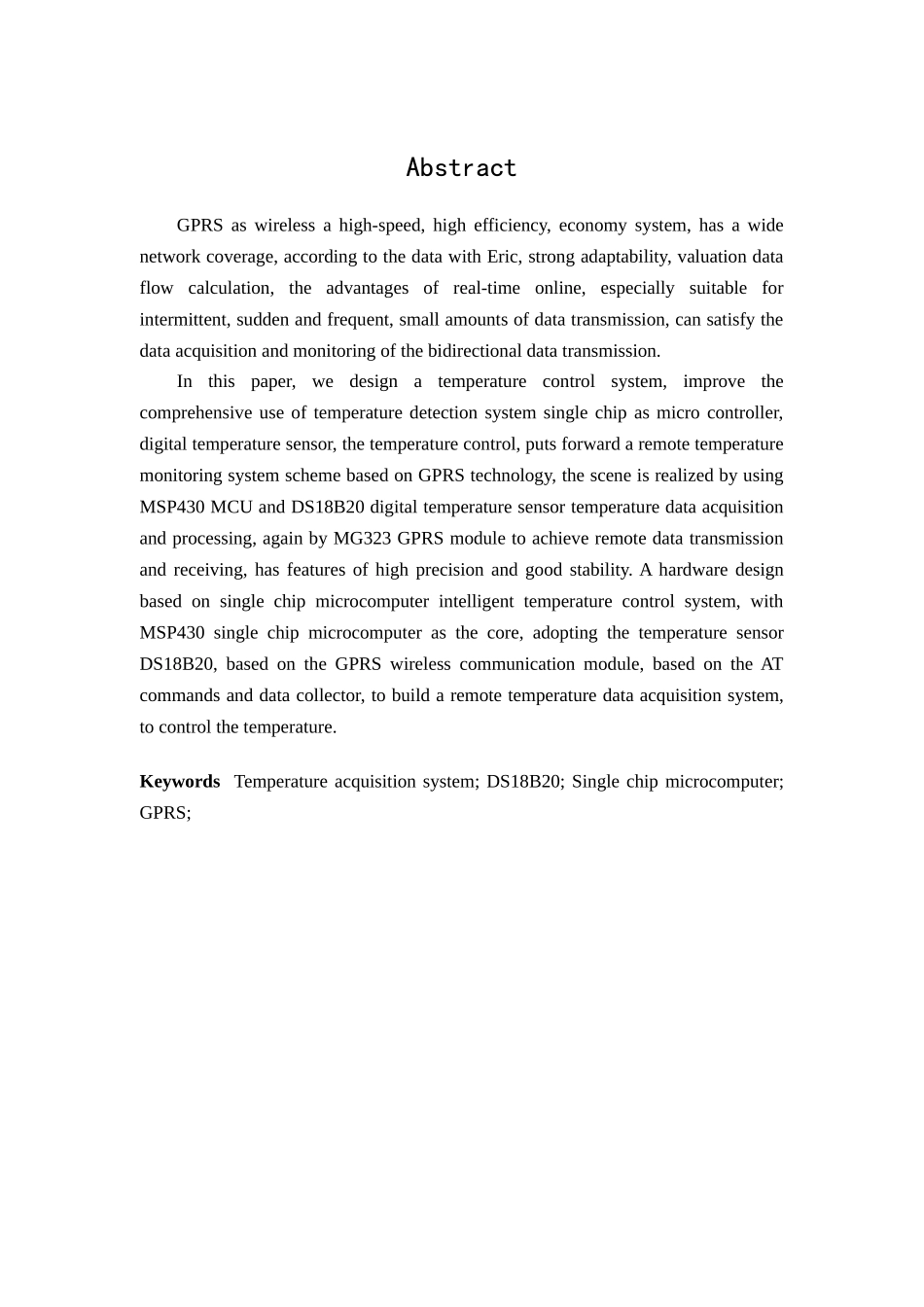 基于gprs的远程无线温度采集系统的设计毕业设计说明书本科学位论文_第3页
