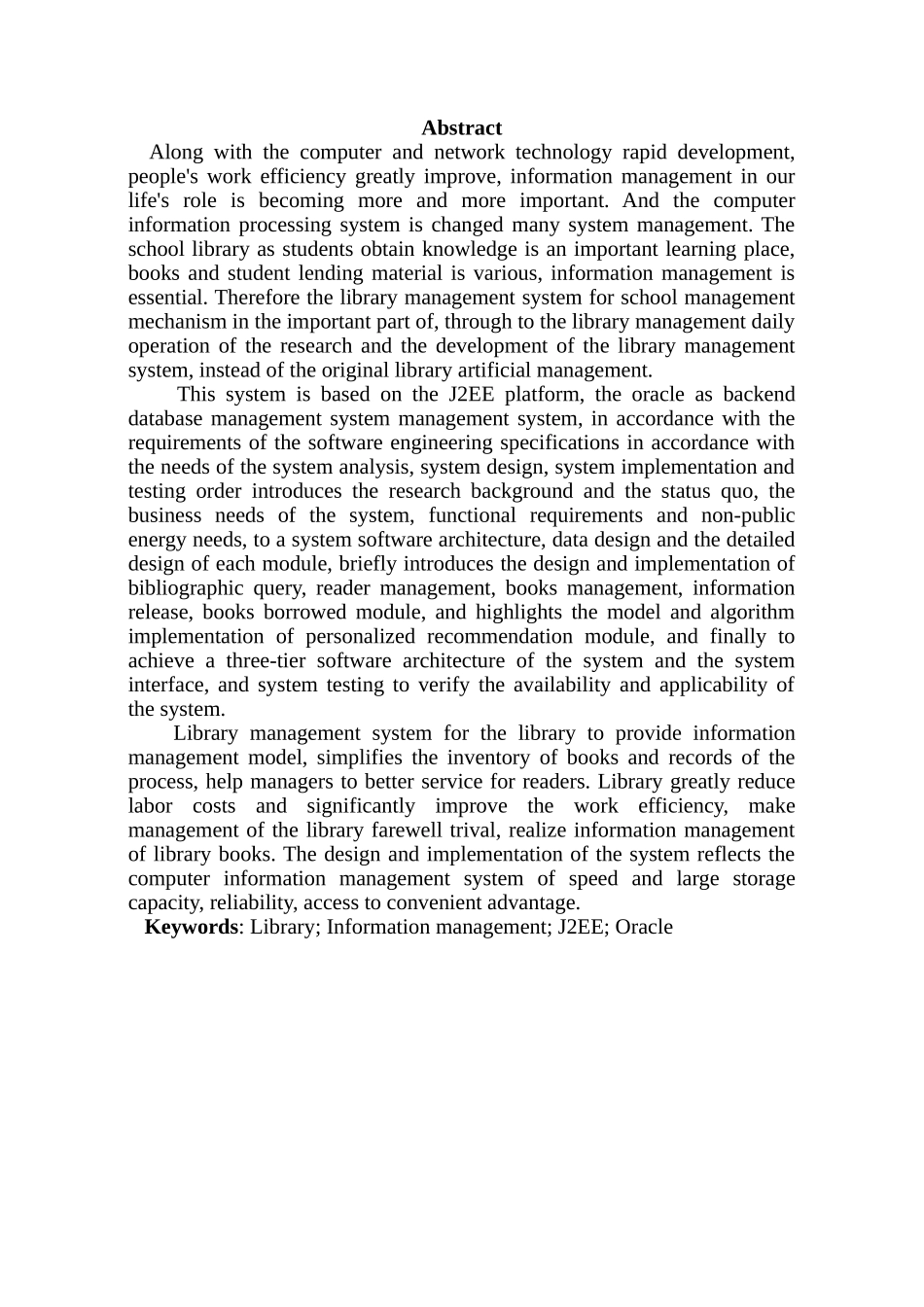 基于j2ee的图书馆管理系统设计与实现本科学位论文_第2页