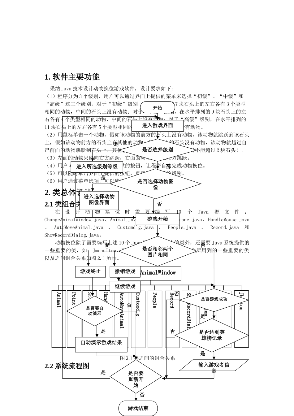 基于Java的动物换位游戏软件设计_第2页