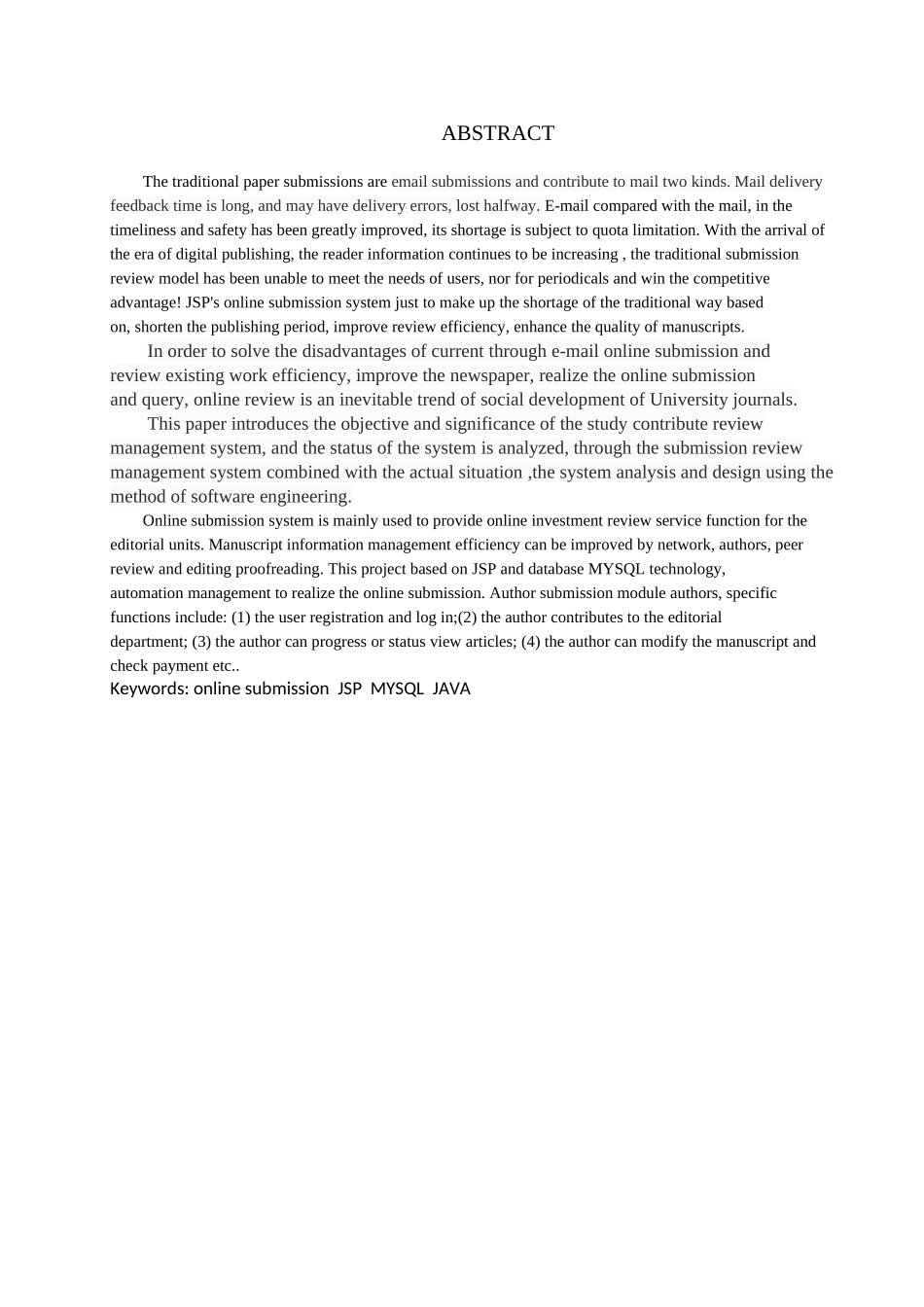 基于jsp的网上投稿系统设计与实现大学本科毕业论文_第2页