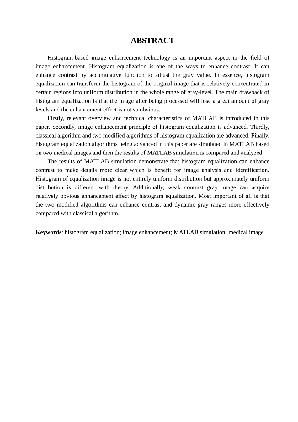 基于matlab的直方图均衡算法研究与实现-毕业论文_第2页