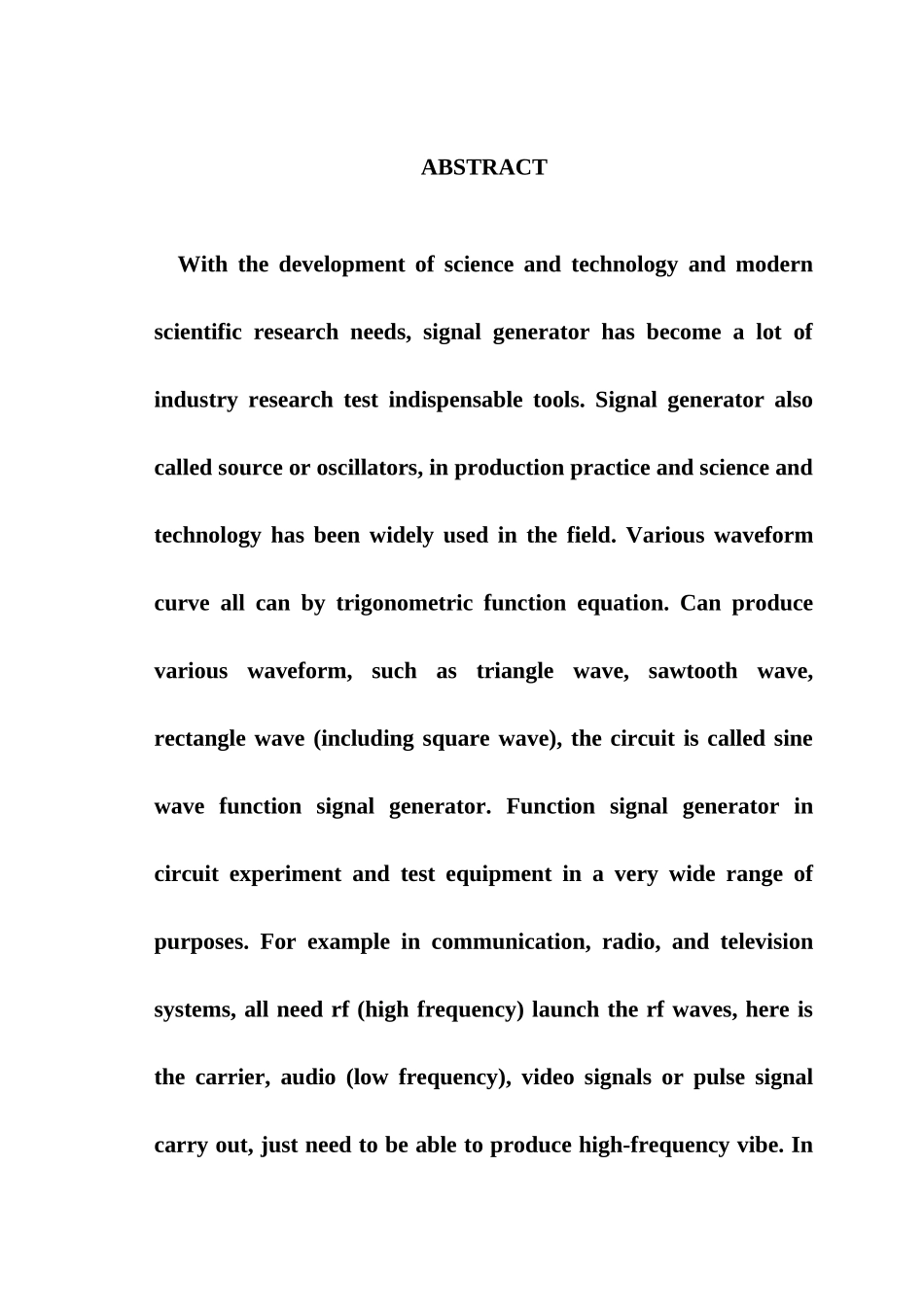 基于msp430单片机的信号发生器设计-学位论文_第2页
