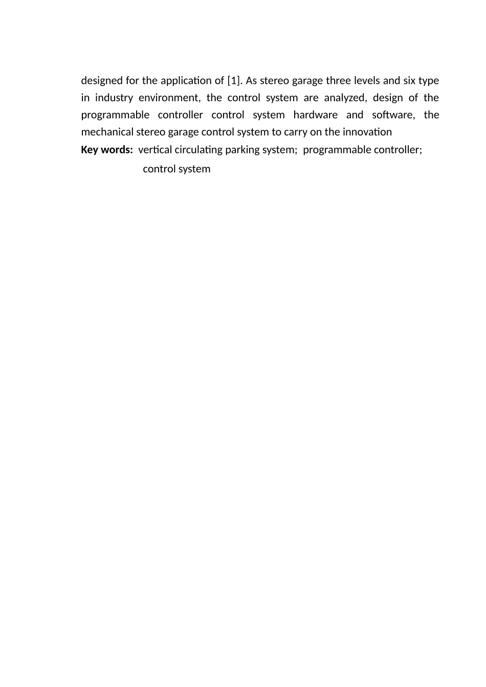 基于plc的垂直循环式立体车库设计大学论文_第2页