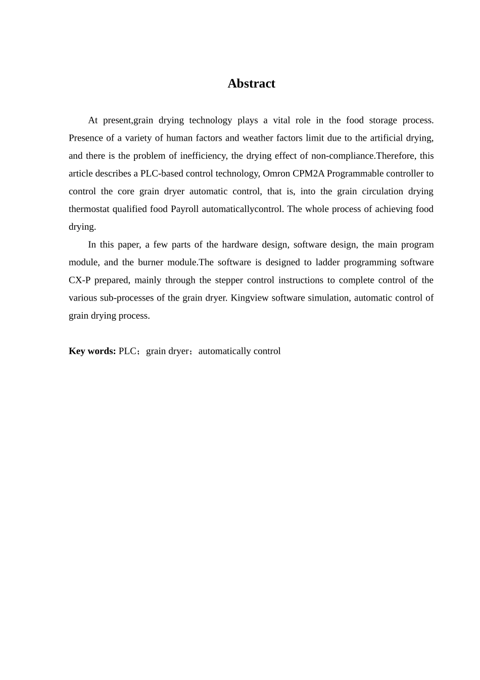 基于plc的粮食烘干机系统设计与实现--大学毕业设计_第3页