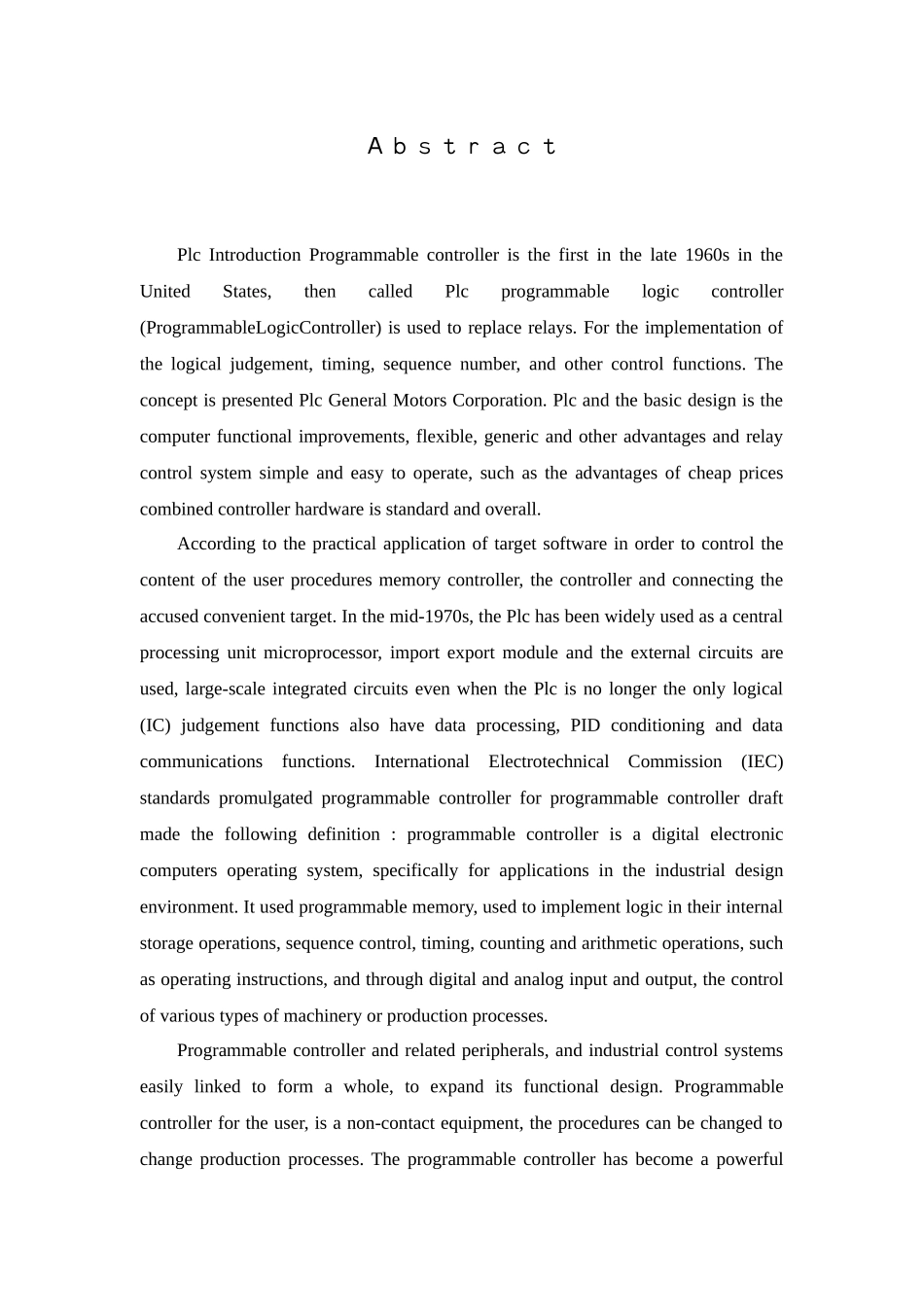 基于PLC设计的彩灯循环-课程设计论文_第3页