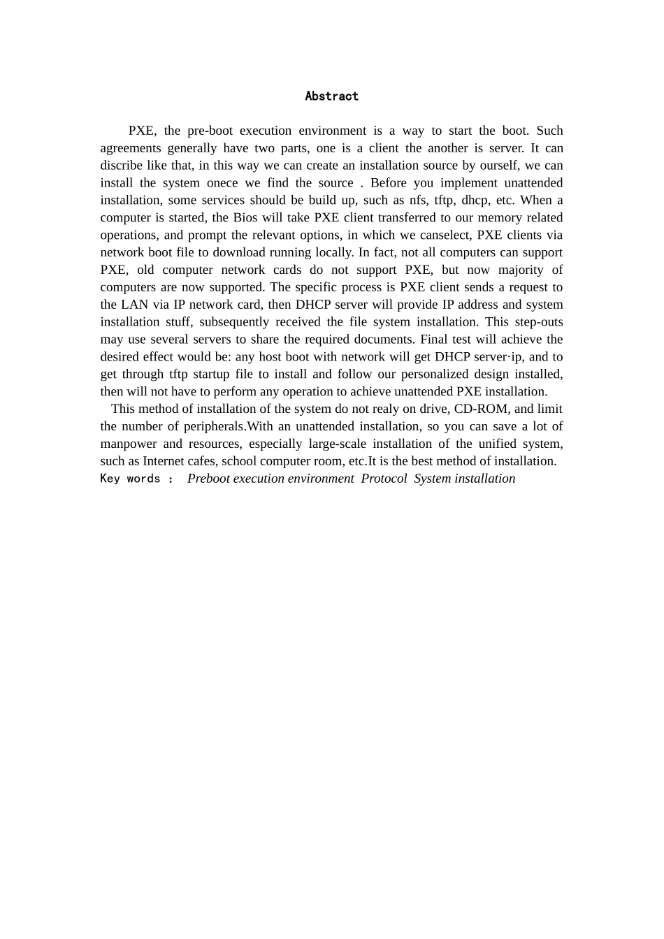 基于pxe无人值守安装linux系统的设-计与实现毕业设计_第3页
