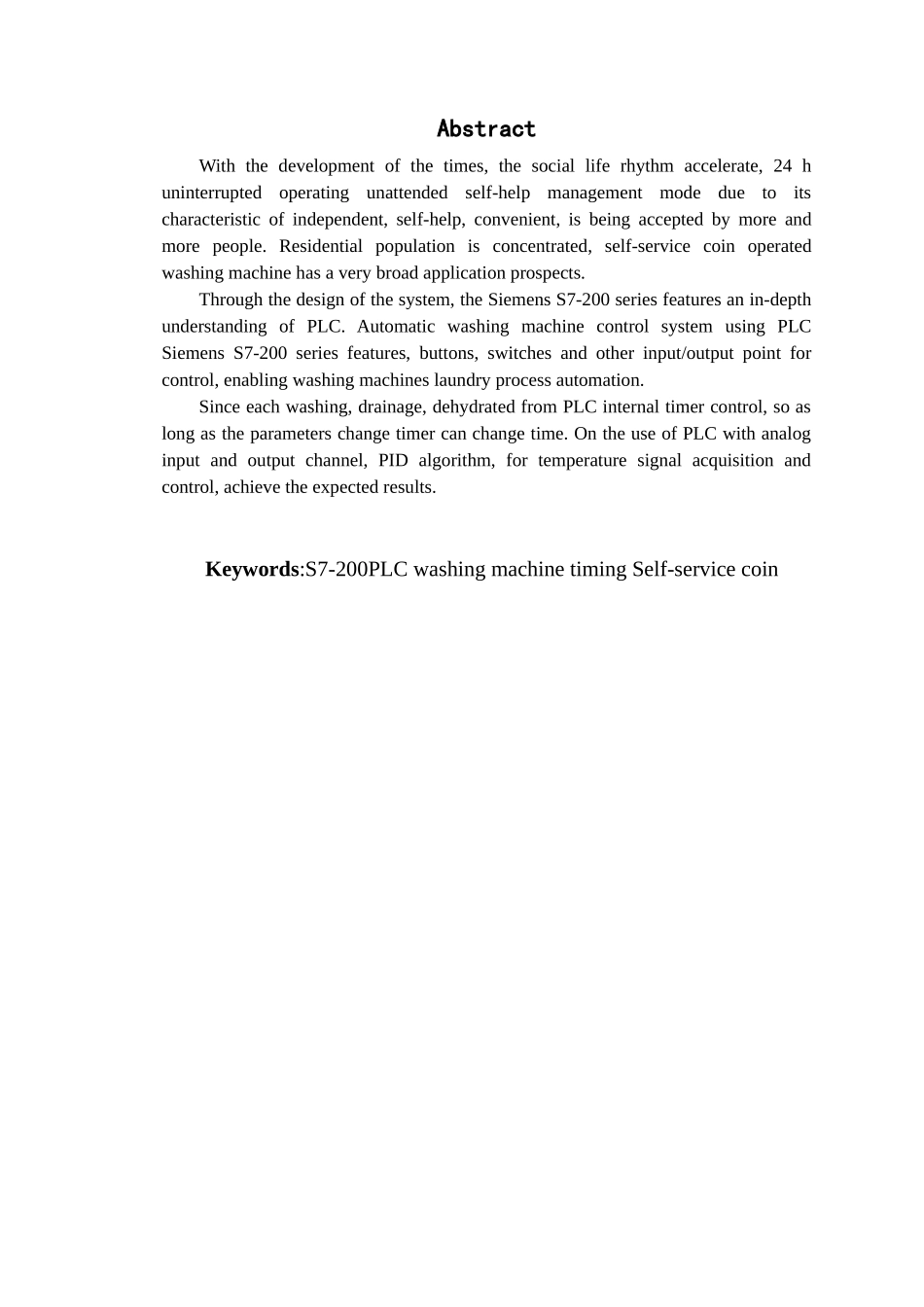基于S7-200系列PLC的自动投币洗衣机控制系统的设计_第2页