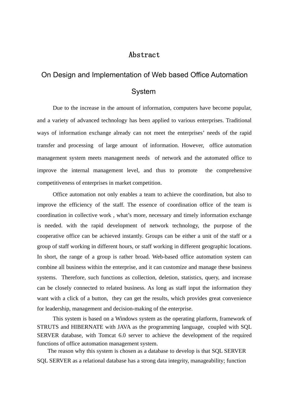 基于web的自动化办公系统的设计与实现大学毕设论文_第3页