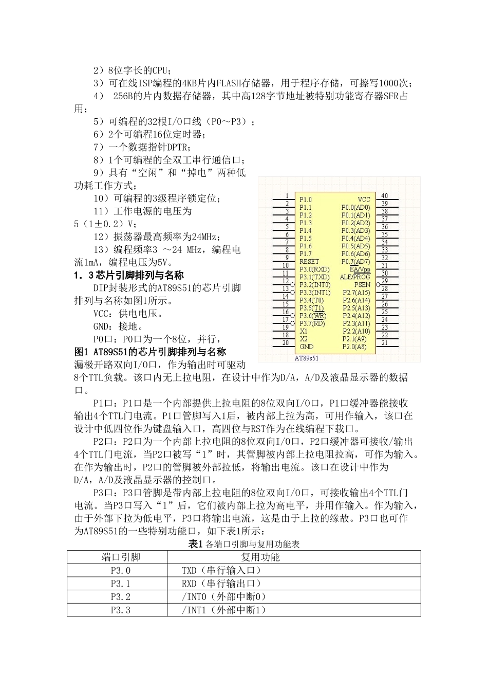 基于单片机的数控电压源课程设计-毕设论文_第2页