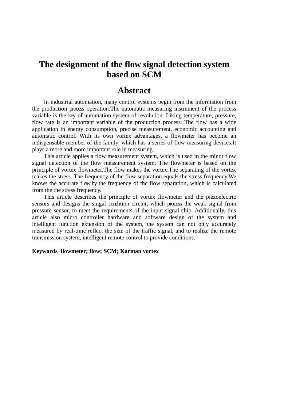 基于单片机的流量信号检测系统设计-学位论文_第2页