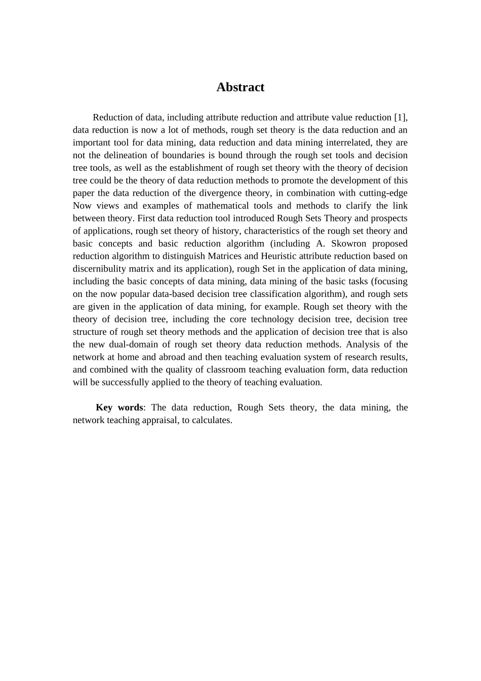 基于粗糙集理论的网络评教研究本科学位论文_第2页