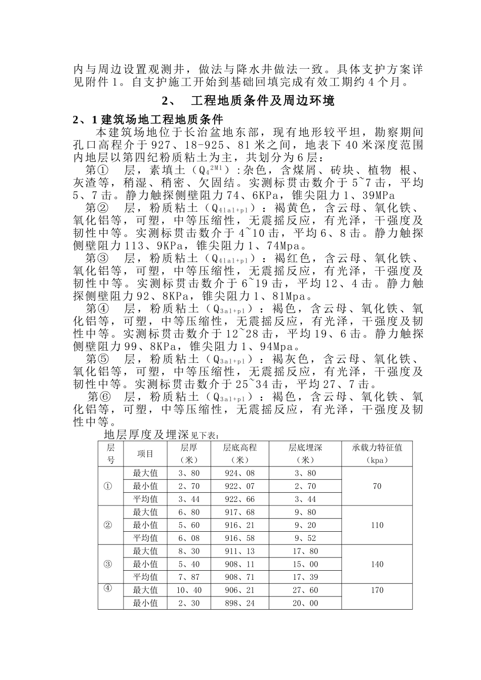 基坑变形监测技术方案_第2页