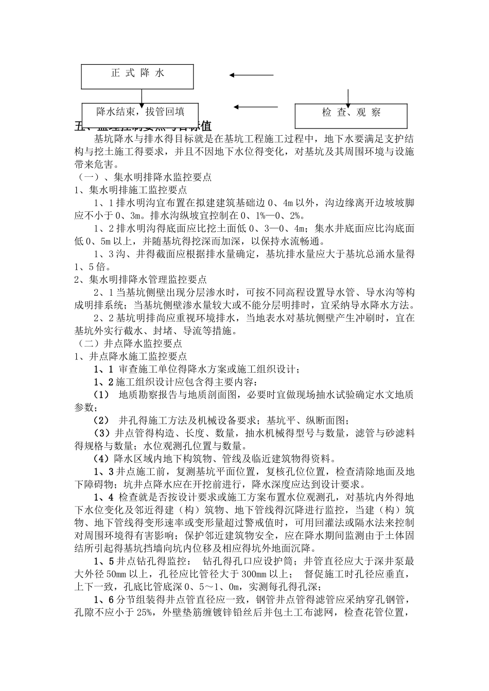 基坑降水与排水工程监理细则_第3页