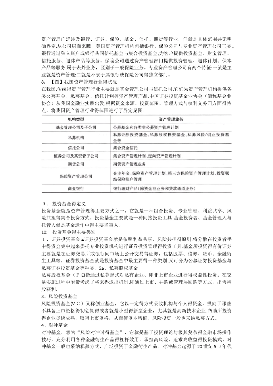 基金从业考试知识点整理_第2页