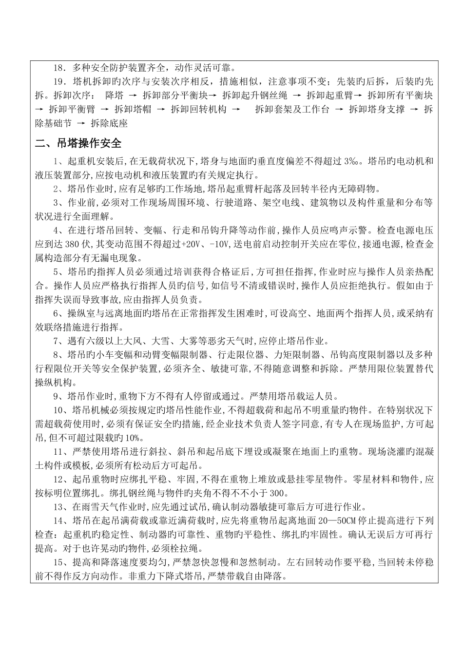 塔吊安全技术交底_第2页