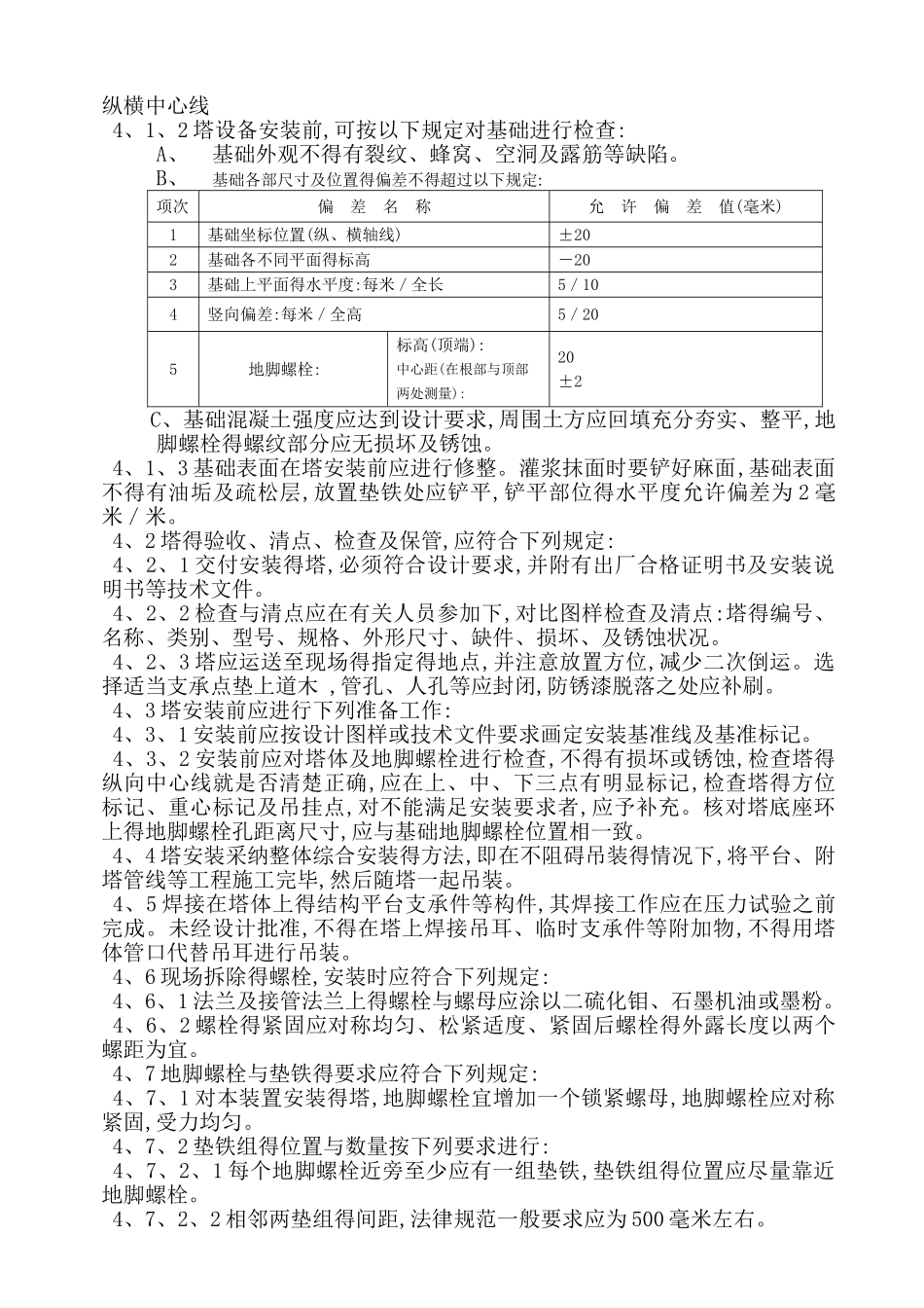 塔设备安装方案_第2页