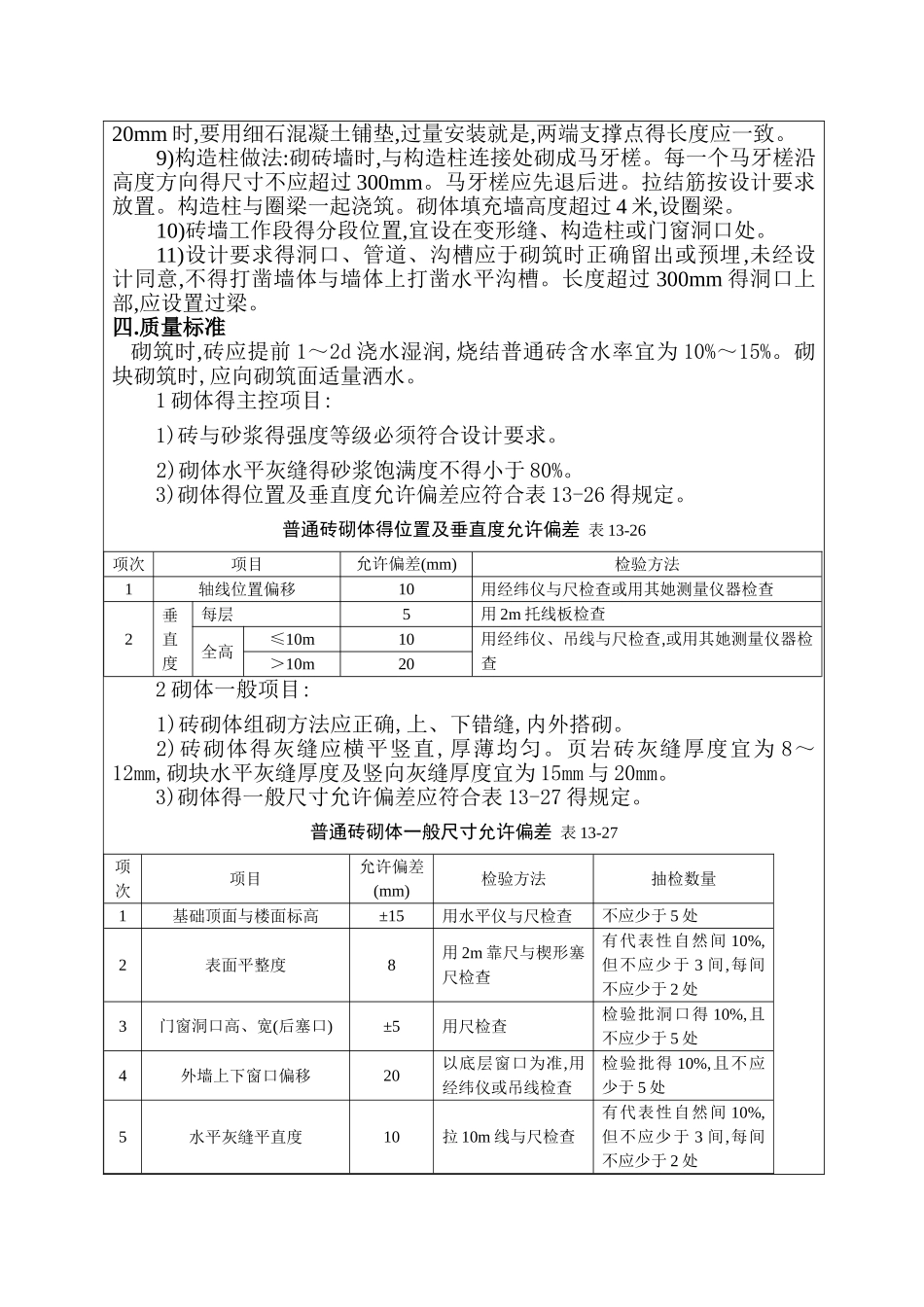 填充墙砌体工程技术交底_第3页
