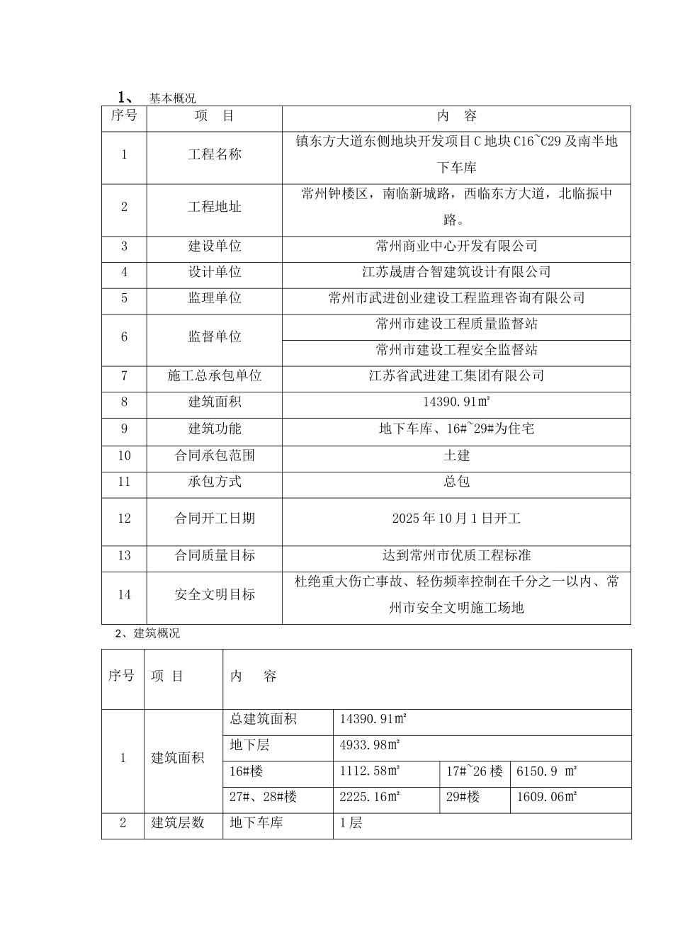 墅别及地下车库工程创优方案大学论文_第2页