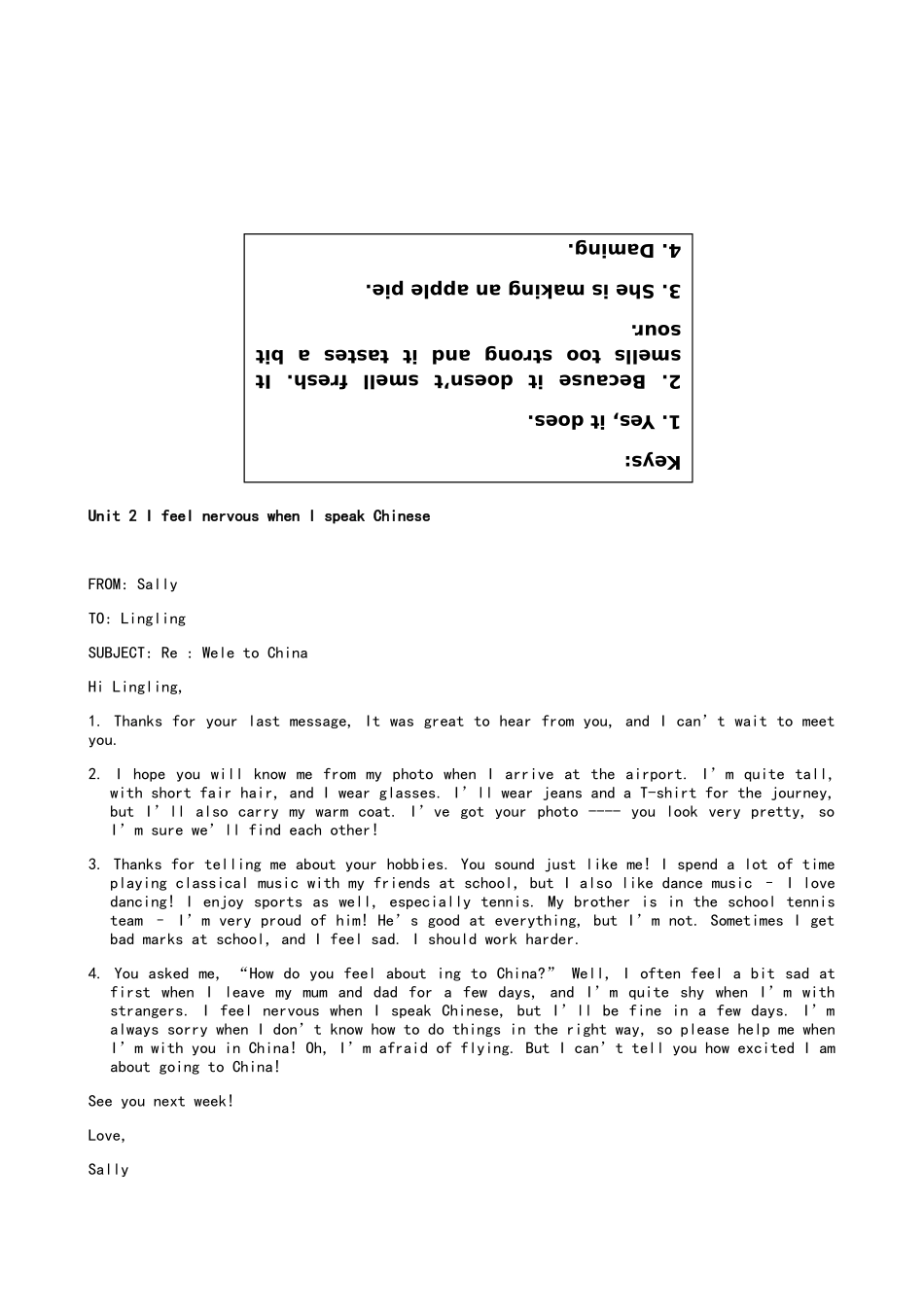 外研版八年级英语下册课文_第2页