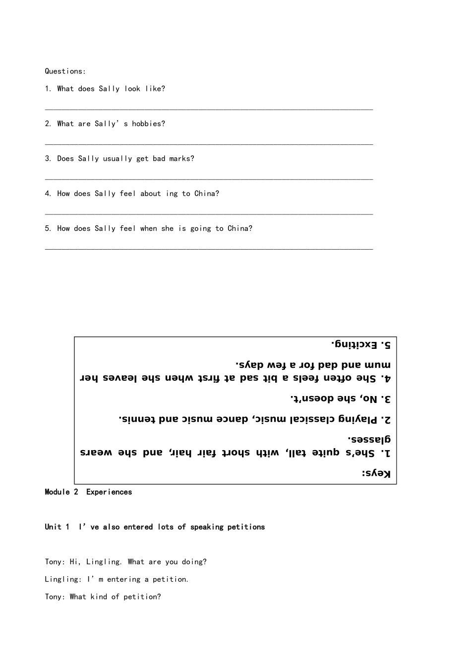外研版八年级英语下册课文_第3页