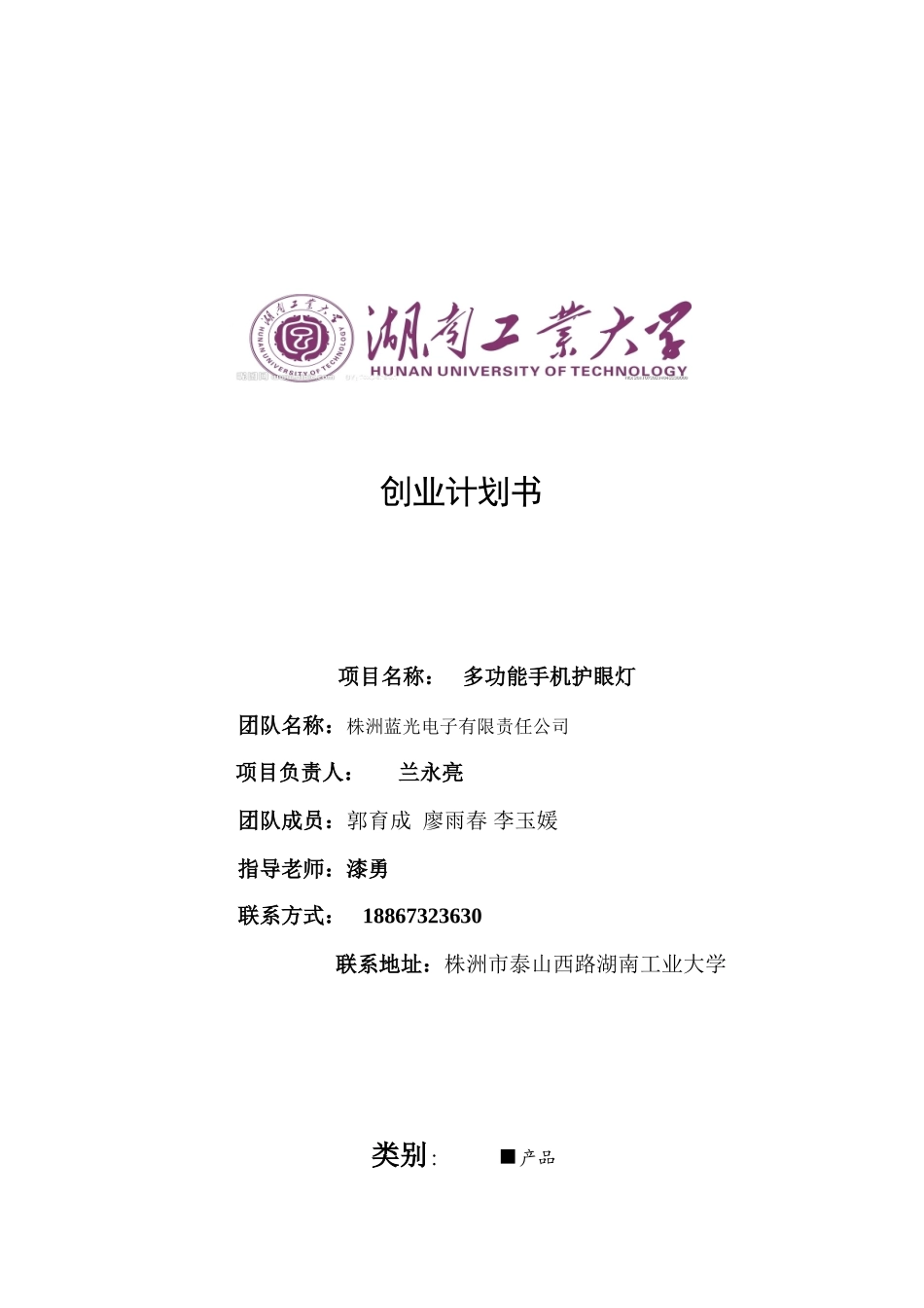 多功能手机护眼灯创业策划书_第2页