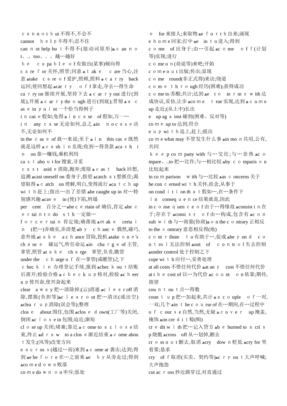 大学英语词组_第3页