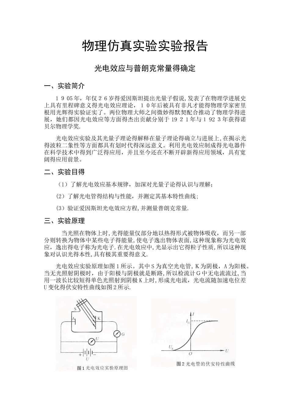 大物仿真实验实验报告_第1页