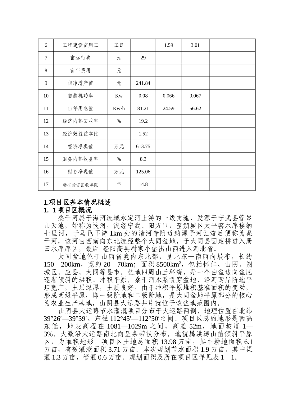 大运路节水灌溉项目初步设计_第3页